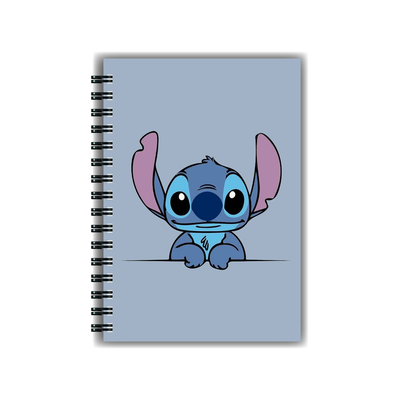 Cuaderno Stitch Celeste A5 Tapa dura A5 Anillado