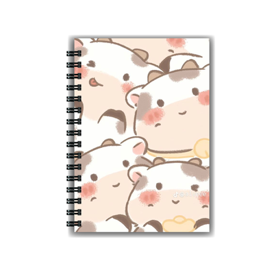 Cuaderno Kawaii Vacas A5 Tapa dura A5 Anillado