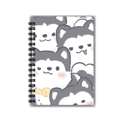Cuaderno Kawaii Perros A5 Tapa dura A5 Anillado