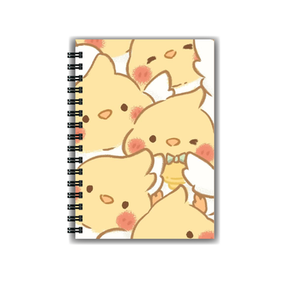 Cuaderno Kawaii Pollitos A5 Tapa dura A5 Anillado
