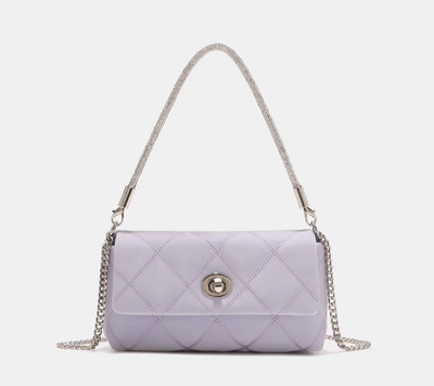 Bolso con Cadena Plateada 