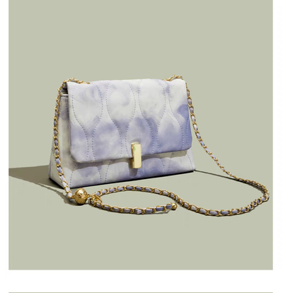 Bolso Difuminado con Lila y Blanco