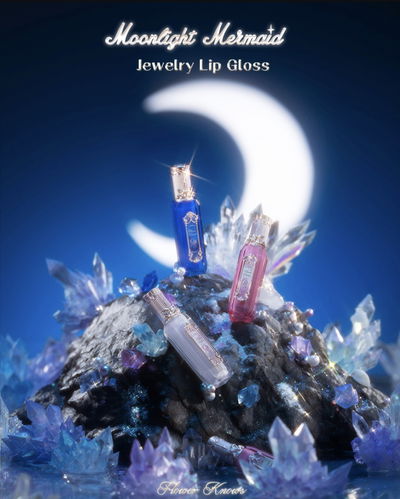 Esmalte de labios serie Moonlight Mermaid de Flower knows