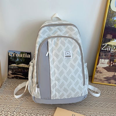 Mochila en Rosa y Gris