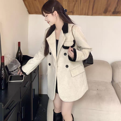 Tapado corto color nude