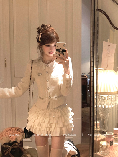 Conjunto de chaqueta + pollera 