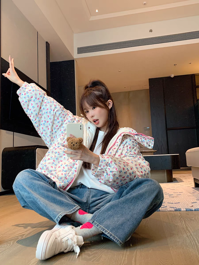 Campera con diseño de osito🧸