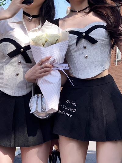 Conjunto de blusa + pollera 