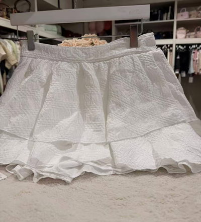 Pollera Blanca Sweet Volados