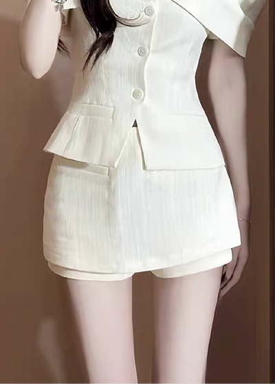 Pollera Short Sweet Cream