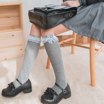 Media Larga Coquette Gris