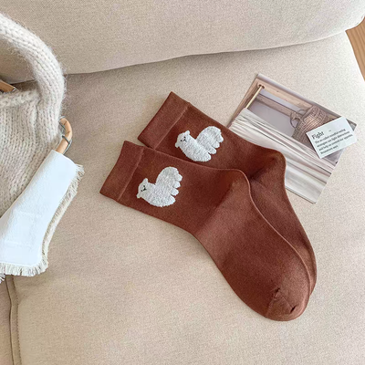 Medias Otoño en Marrón 