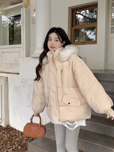 Campera color nude estilo oversize