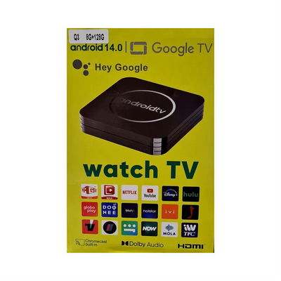 Tv box Android TV  8G+128gb Watch TV ONN