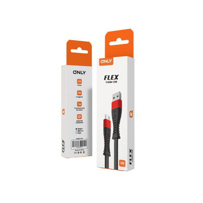 Cable usb Flex ficha comun V8