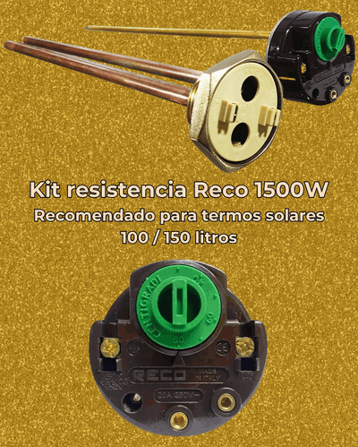Kit de resistencia RECO 1500w para termotanques solares