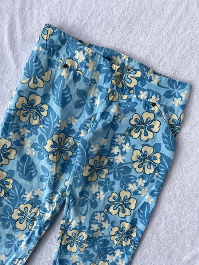 00s hawaiian capri pants