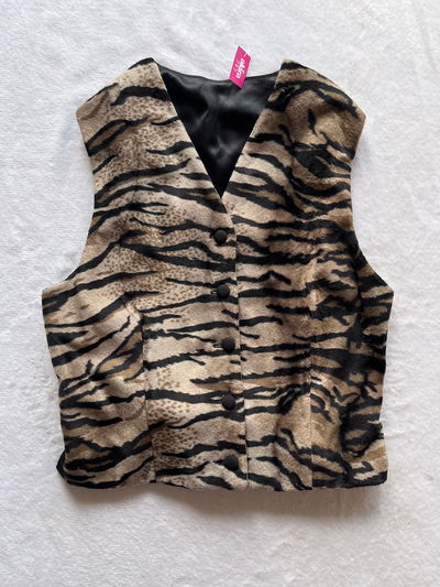 animal print vest