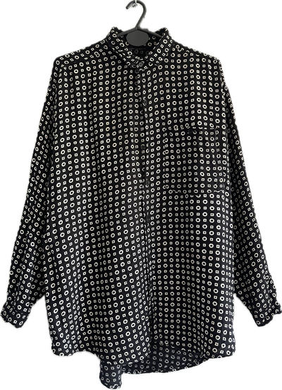 camisa black and white  