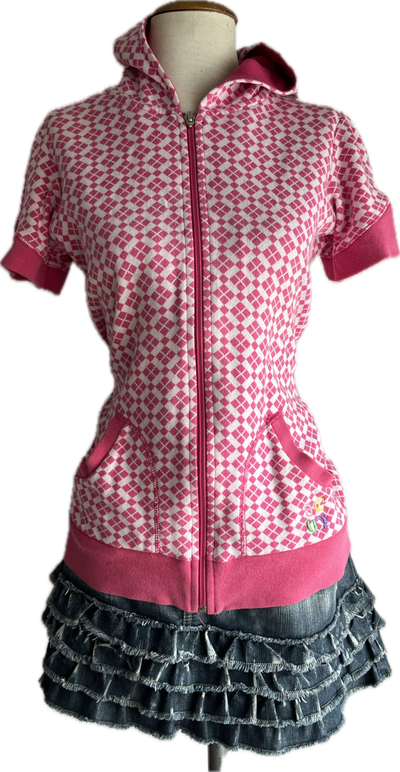 scombro zip hoodie top