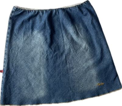 90s denim mini skirt