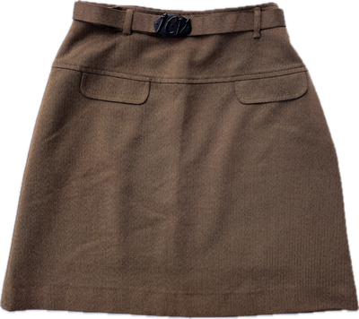 90s plaid mini skirt