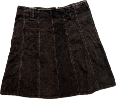 corderoy mini skirt