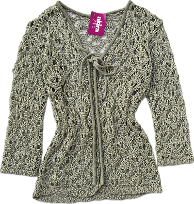 00s crochet cardigan