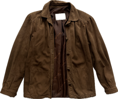 brown leather jacket 