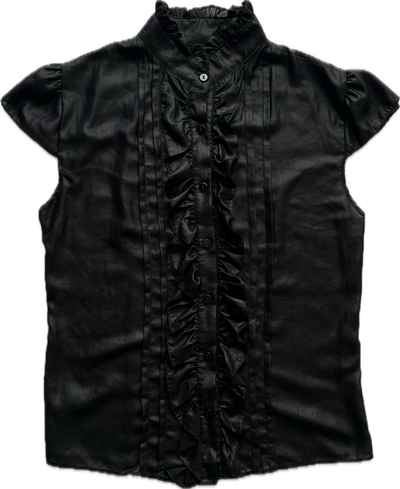 00s goth blouse 