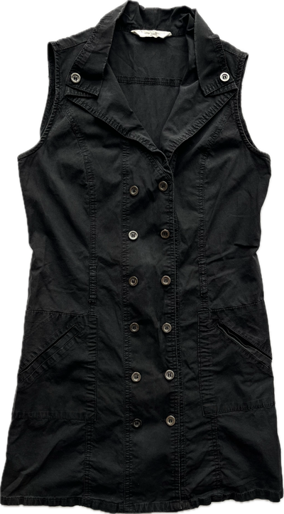 90s botton up mini dress 