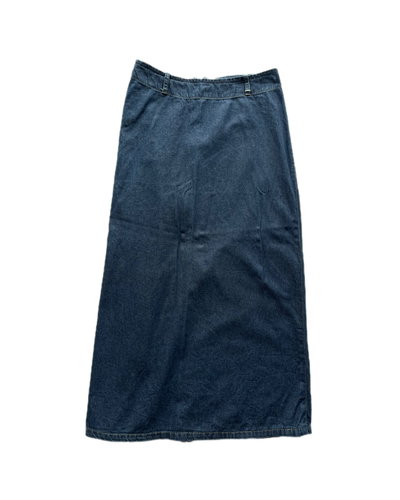 denim maxi skirt