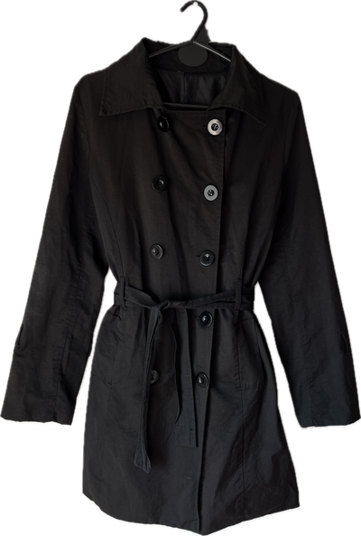 classic black trench 