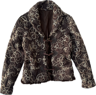choclate fur coat