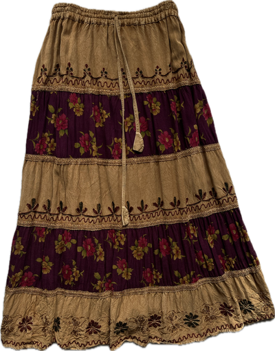 90s indian maxi skirt t38 a 44