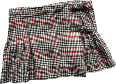00s plaid skirt t40
