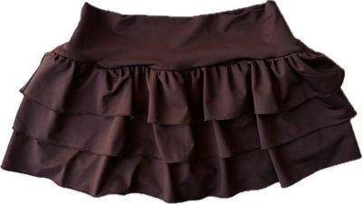 micro mini skirt chocolate t36