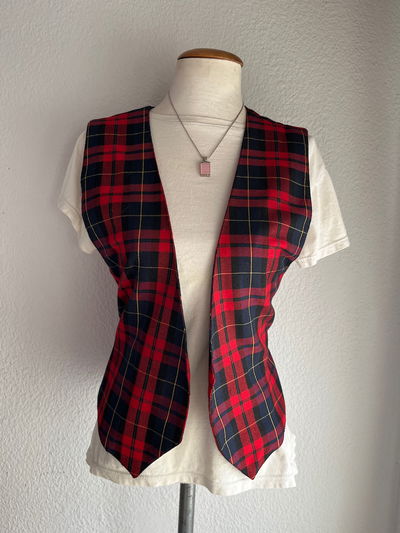 tartan vest