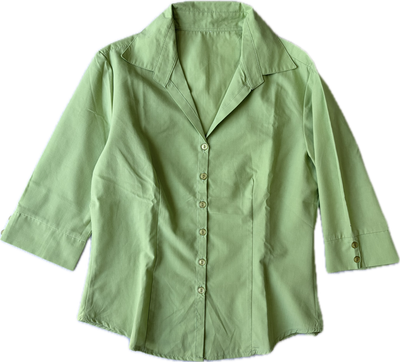 camisa verde limon