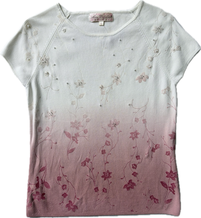 90s floral top 