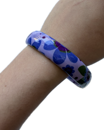 pulsera de carey lila #2