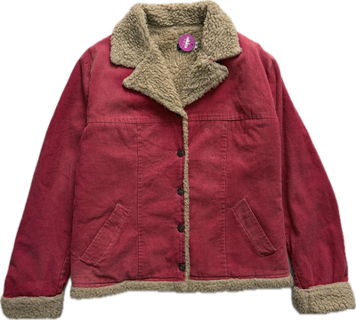 00s red corderoy jacket 