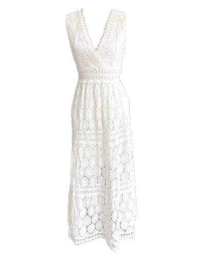  RESERVADO lace maxi dress