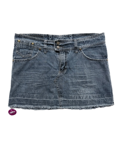 denim mini skirt t. M