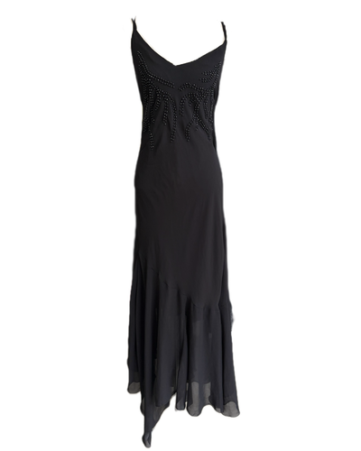 00s goth maxi dress