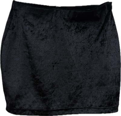 velvet micro mini skirt t34/6