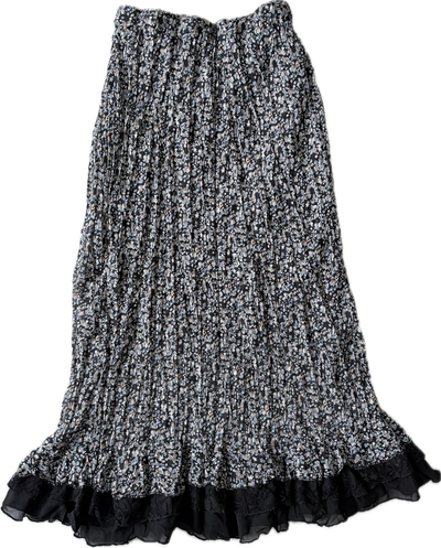 90s floral midi skirt t34 a 38