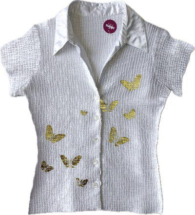 00s butterfly botton up