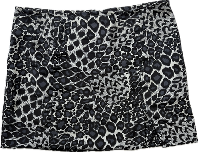 90s animal print micro mini skirt