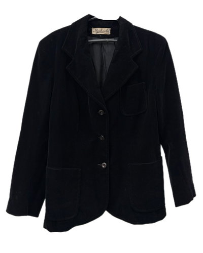 90s velvet blazer